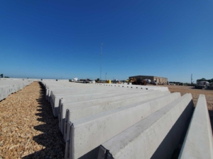 Single Slope Concrete Barrier