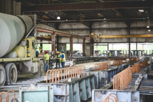 Coping production line