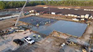 New building slab pour 1
