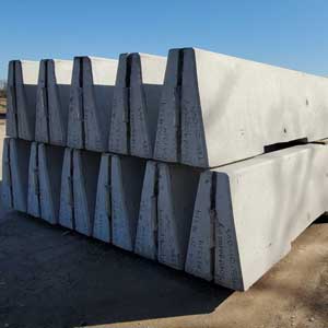 Single Slope Concrete Barrier 36" (SSCB)